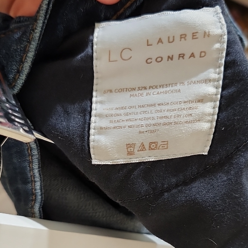 LC Lauren Conrad Blue Skinny Jeans Classic Style - Picture 14 of 14